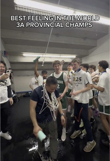 Coach dunk after securing the provincial championship title. Best feeling ever. #provincialchampions #wolveswin #bcprovincialchamps #windsorwolves #bcschoolsports #windsorbasketball #bchighschoolbasketball #fyp #foryou #foryoupage #champions