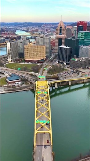 Pittsburgh, USA 🇺🇸 Stunning Aerial Drone Views in 4K HDR