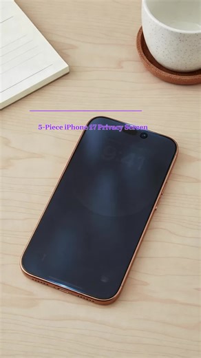 5-Piece Matte Privacy Screen Protector Set, Compatible with iPhone 17/16 Series, Anti-Fingerprint, Full Coverage, Easy Install, 9h Tempered Glass #iphone16pro #iphone15case #worldsbestglasscleaner #phonecameraprotector #windshieldprotector #carwindshieldprotector #mobilephoneglass #phonecasediy #carwindowprotector #productforglassskin