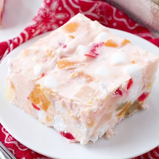 This vintage recipe is straight from great-grandma's recipe box. Frozen fruit salad is fun and refreshing. Did your grandma make it too? Recipe: https://www.cookingwithcarlee.com/2015/01/great-grandma-reess-frozen-fruit-salad.html Pin it: https://pinterest.com/pin/45036065009699476/ | Cooking With Carlee