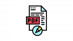 Zeichnen und Bearbeiten von PDF-Datei-Farbsymbolanimation: Stockvideos & Filmmaterial (100 % lizenzfrei) 1076357219 | Shutterstock