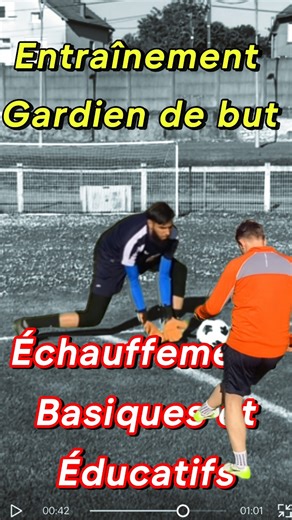 192 reactions · 36 shares | Exercices d’échauffement spécifique gardien de but . Plusieurs exercices basiques mais indispensables pour ancrer les bons gestes à l’entraînement. -assouplissements -droite gauche pour la mise au sol -prises de balles évolutives -ramassage -mise au sol rythmée Voilà une approche simple et rapide permettant aux gardiens de but de rentrer dans l’entraînement de façon progressive. Bon entraînement | Number1 - One Entrainement gardien de but | Facebook