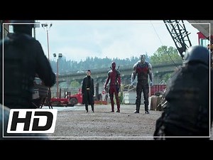 Deadpool, Coloso y N.T.W v.s Ajax y Angel Dust / Clip 1 Latino | Deadpool (2016)