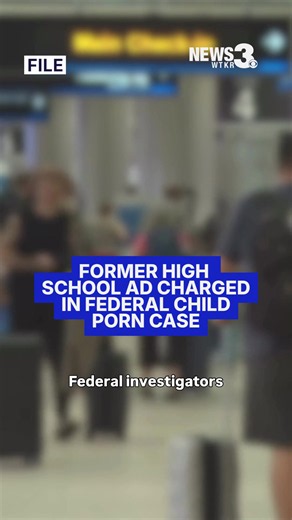 A former athletic director and teacher at Kempsville High School is facing a federal child pornography charge after Homeland Security investigators traced online messages and child sexual abuse material to him, according to federal court records. Federal investigators said the case began in May when agents at Chicago's O'Hare International Airport searched a traveler's cellphone and discovered suspected child sexual abuse material. The video player is currently playing an ad. According to a crim