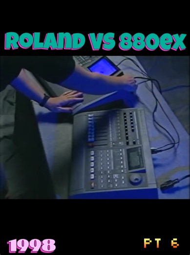 1998 Roland VS 880ex Digital Studio Workstation pt 6 🎛️ #Roland #RolandVS880 #recordingstudio #AudioMixer #Producer