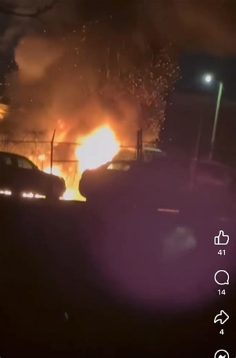 39K views · 152 reactions | Vehicle fire in Ranlo at Horne’s Towing and Storage off Burlington Ave. | Gaston County Scanner Radio | Facebook