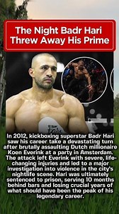 KickBoxer Badr Hari story Kick Boxing #kickboxing #badrhari #boxing