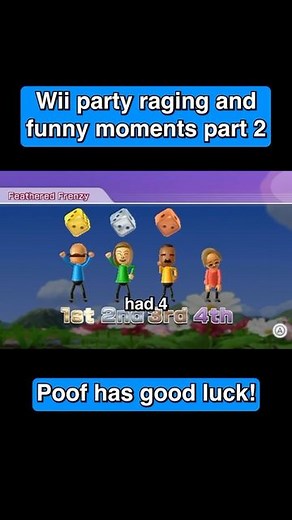 Poofesure reels | Poofesure plays Wii Party and actually has some good luck!! What kind of content would you like to see more of? | Instagram