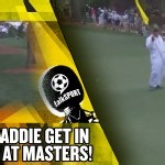 ‘Come on dude!’ – PGA Tour star’s shot blocked by caddie at the Masters in bizarre scenes