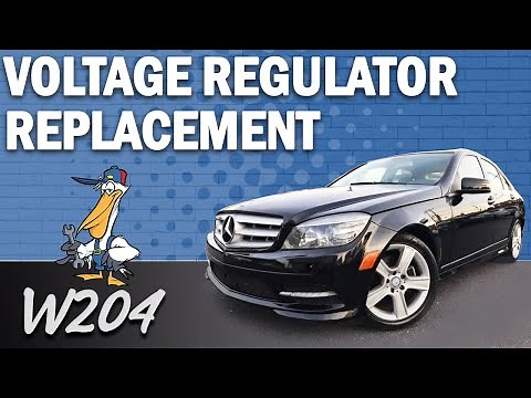 Mercedes-Benz W204 C-Class Voltage Regulator Replacement