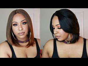 5 Mini Synthetic Wig Reviews | Outre The Daily Wig Salon Blowout Wig | TheHeartsandCake90