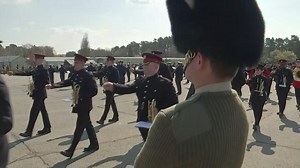 Military personnel prepare for Prince Philip's funeral