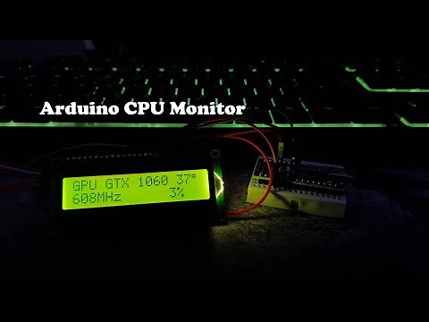Arduino CPU Monitor #TUTORIAL