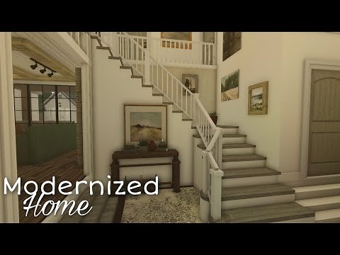 Bloxburg: Modernized Suburban Home | Speedbuild | Part Two
