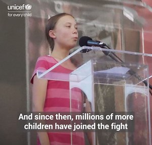 1.7K views · 30 reactions | Nkosi from Zimbabwe, Mitzi from the Philippines, Tahsin from Bangladesh and Greta Thunberg from Sweden are calling for urgent climate action. In their words, what the world is doing is not enough. | UNICEF Australia | Facebook