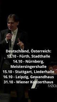Greg Niemczuks Europatournee 2026 – Schweiz, Deutschland, Österreich - Mozart, Beethoven, Chopin.