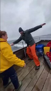 Tuna Explode Onto the Boat as a Giant Whale Slams the Hull