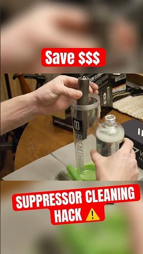 This Suppressor Cleaning Hack Saves $$$ #edc #airsoft