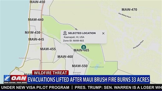 A new brush fire in Maui, just two miles from the 2023 Lahaina burn zone, has scorched over 33 acres. Evacuations were lifted after firefighters stopped its spread, but caution remains high. Subscribe to OAN LIVE for updates https://live.oann.com/home.ktv?utm_source=socials&utm_medium=social media&utm_campaign=august #news #maui #maui #lahaina #fire #wildfire #OAN | One America News Network