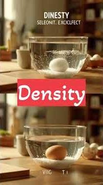 உப்பு தண்ணீர்ல முட்டை ஏன் மிதக்குது? 🤯 | Kitchen Science Tamil