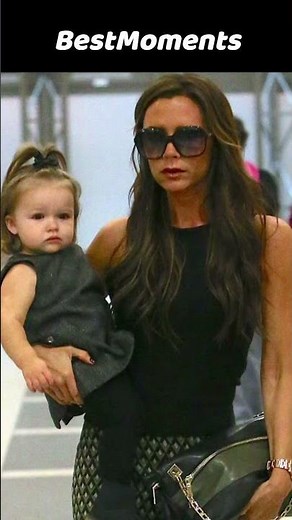 Victoria Beckham with daughter Harper #davidbeckham #beckhamfamily #beckham #victoriabeckham