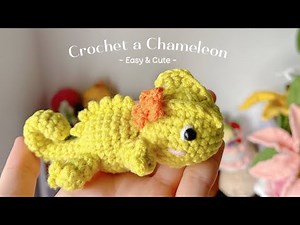 Crochet a Chameleon Tutorial🦎| Pascal Amigurumi | Móc con tắc kè hoa | Easy Amigurumi