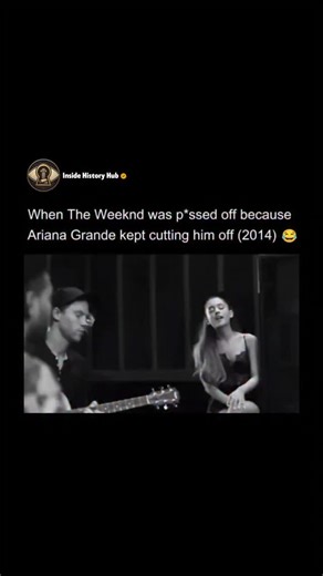 Inside History Hub on Instagram: "The 2021 iHeartRadio Music Awards performance of "Save Your Tears" featured a rare, unscripted moment between two of pop music's biggest titans: The Weeknd and Ariana Grande. As the two began their live duet of the chart-topping remix, fans noticed a subtle "vocal clash" during a high-energy transition. Ariana, seemingly caught up in the excitement, began her vocal runs slightly ahead of the beat, overlapping The Weeknd’s lines. Follow @insidehistoryHub for more