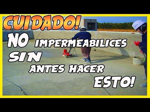 ​🧹5 PASOS que DEBES SABER Antes de Impermeabilizar | ⚒️ Como PREPARAR una Losa para Impermeabilizar