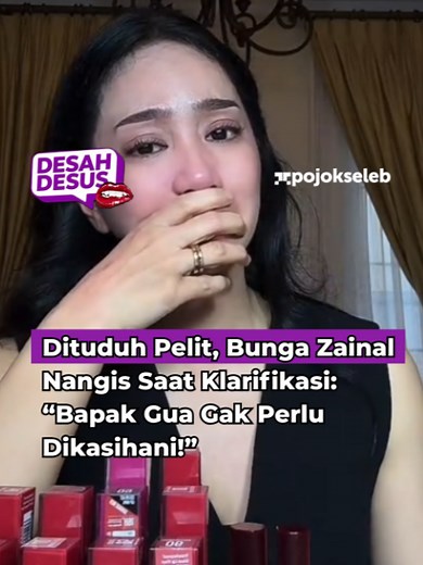Sambil Menangis Sesenggukan, Bunga Zainal Jawab Tudingan Pelit dan Pilih Diam Demi Keselamatan Sang Ayah (╥﹏╥) Lagi ramai banget nih Gengs soal tudingan dari keluarga sendiri yang bilang Kak Bunga Zainal itu pelit sampai nikah tanpa wali. Akhirnya, Kak Bunga buka suara siaran langsung di sosmednya. Ternyata selama ini beliau diam bukan karena pelit, tapi karena takut kondisi kesehatan ayahnya makin drop kalau ada keributan. Kak Bunga bahkan spill kalau dia yang bawa ayahnya berobat sampai ke Kua