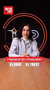 💥V novej epizóde relácie What the Fakt bola hosťom detská psychologička Dominika Boka z platformy @ksebesk , ktorá otvorene hovorila o výchove detí a prístupe rodičov. 🎙 Vo videu sa dozvieš napríklad: 👉 či je lepšia školská dochádzka alebo homeschooling 👉 či pri výchove robiť ústupky alebo držať pravidlá Rozoberáme dôveru medzi rodičom a dieťaťom, ktoré rozprávky sú dnes lepšie pre deti alebo či byť radšej rodič autorita alebo rodič kamarát ✍🏼 Pozri si video a daj nám vedieť, s čím súhlasíš
