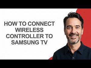 How to Connect Wireless Controller to Samsung Tv - KevinHowTo