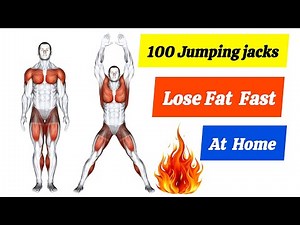 100 Jumping Jacks Challenge to Lose Weight and Burn Calories!