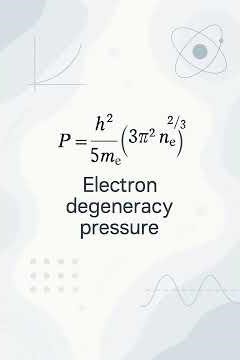 Electron Degeneracy Pressure Explained! 🔬 #Shorts