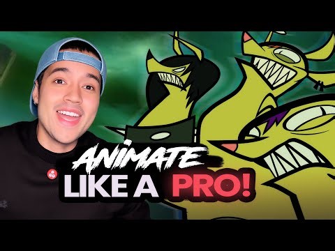 Toon Boom - How to Animate Like a PRO - 2D Animation in Harmony (Beginners Tutorial Guide)