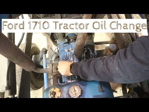 Ford 1710 Tractor Oil Change