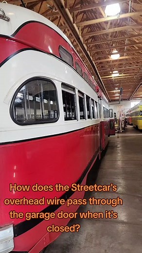 How Streetcars Pass Through Garage Doors | Kenosha Trolley