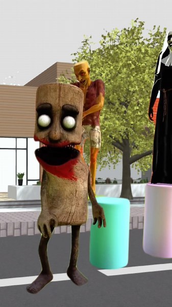 Mr Meat and Miss Valak's funny halloween encounter #valak #memes #funny