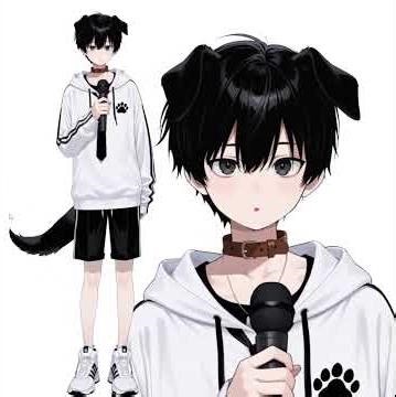 【live2dモデル|live2d model】黒毛の子犬|Black-haired Puppy Boy#vtuber #live2dshowcase #live2dモデル