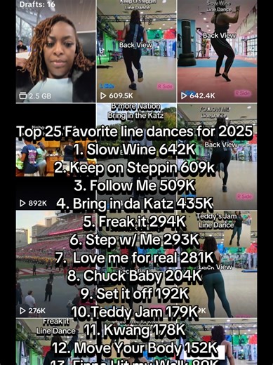 Top 25 Line Dances of 2025 Revealed!