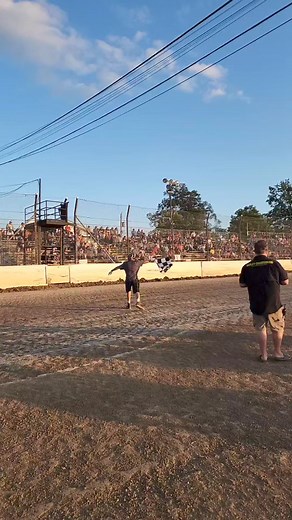 25K views · 203 reactions | Dakota Leedy crosses the finish line in style during his Pro Outlaw Open heat race | Fremont Speedway | Facebook