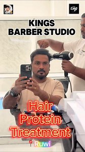 25K views · 99 reactions | Hair Protein Treatment / Kings Barber Studio ‍♂️ Use OTSM code word and get 15 % discount  Contact +96878270535 #tikkasiva #viral #trending #funpantrom #reelsoftheday #omantamil #otsm #tamilreels #omantamilsocialmedia #haircut #saloon #hairproteintreatment #ruwi #influencer #omaninfluencers #tamilinfluencer #hair #hairstyle | ஒமான் தமிழ் சோசியல் மீடியா - Otsm | Facebook
