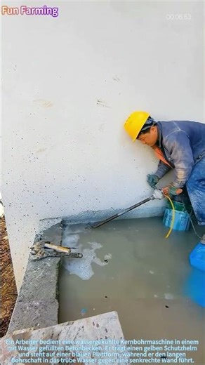 Unterwasserbohren: Präzises Nassschneiden