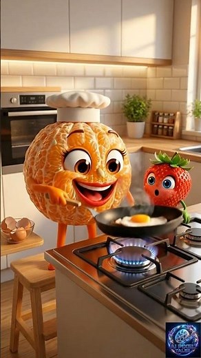 This Orange Being a Master Chef… BIG MISTAKE 😂 #shorts #shortsfeed #shortsviral #masterchef #eggfry