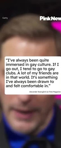 Alexander Skarsgård has opened up about his long relationship with playing queer characters and