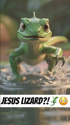 Meet the “Jesus Lizard” 🦎 Nature’s Craziest Ability