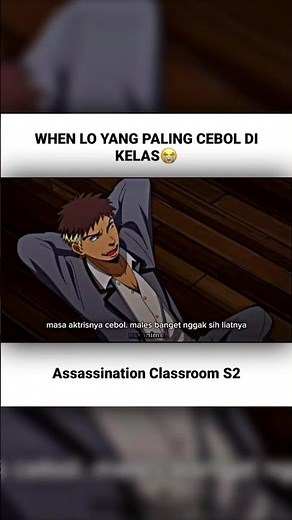 parah nih terasaka..😭 || assassination classroom #animeedit #assasinationclassroom