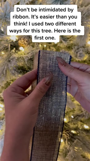 Creative Christmas Tree Decorating Ideas with Ribbons