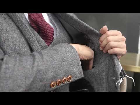 Autumn Tweed Suits - Walking The Street Of London In Style