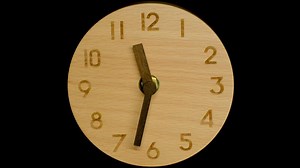 Download A clock wooden clock time lapse . for free