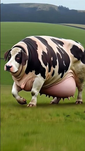 Cow 🐄 ➕️ Dog 🐕 hybrid-The Amazing series 😯 😱 #sorts #viralvideo #animals